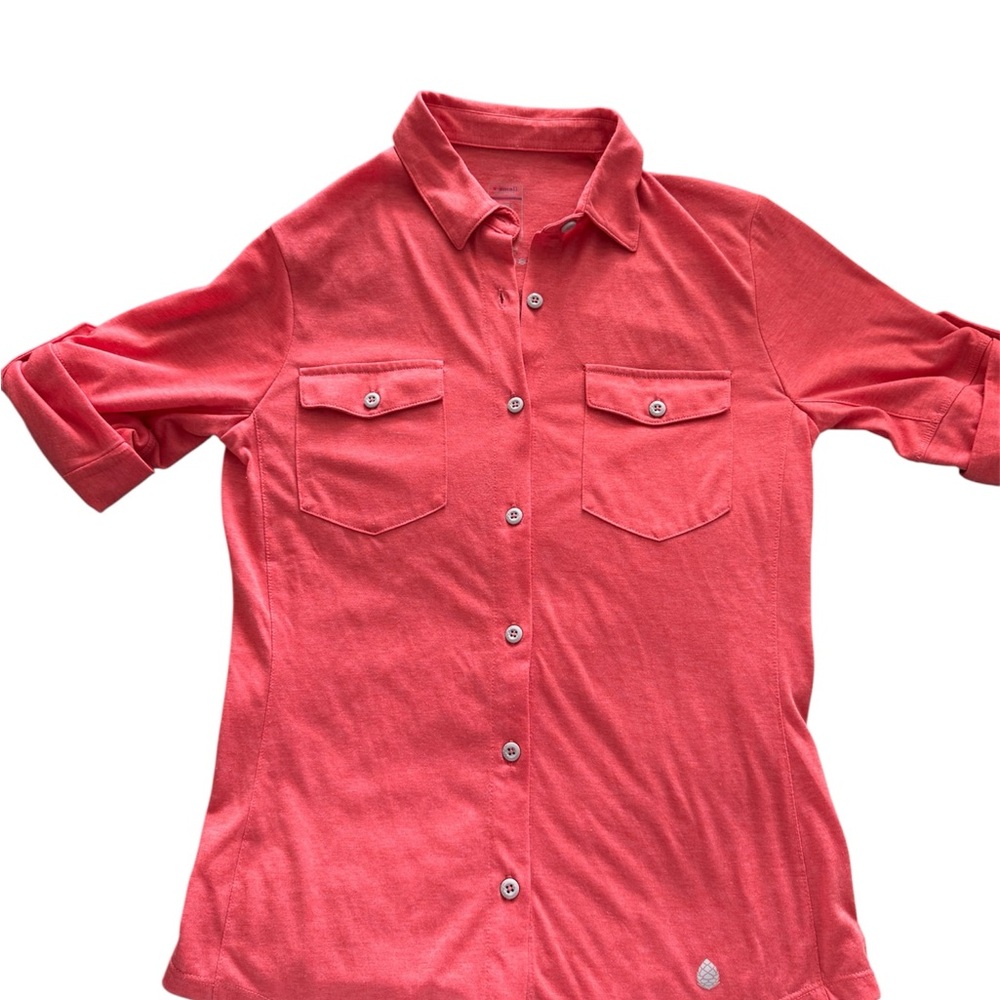 Stio Vibrant Coral Shirt